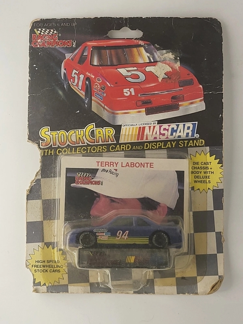1991 RACING CHAMPIONS STOCK CAR ** TERRY LABONTE ** #94 SUNOCO 1:64 NASCAR